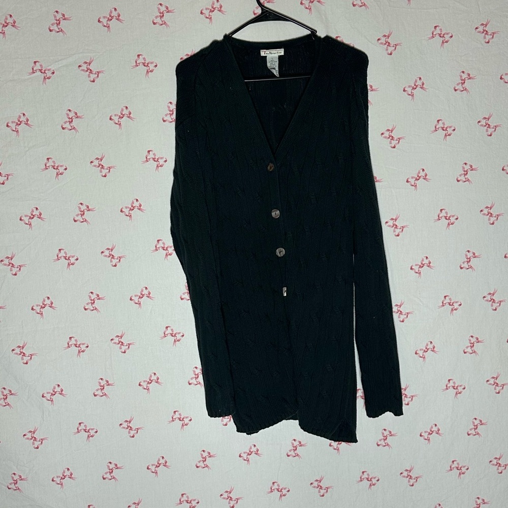 Talbots Black Cardigan Sweater